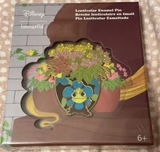 Disney Tangled Pascal Pin LE 1700 Floral New Loungefly Enamel WonderCon 2023