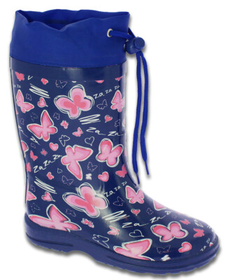 Beck 918 Blue Summer Mädchen Kinder Baby Regen Matsch Stiefel