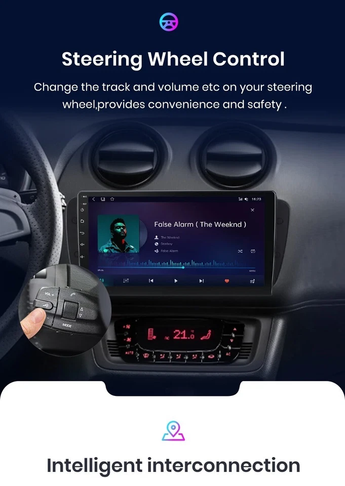 Autoradio Android Para Seat Ibiza 6J 2009-2013, 1G+16GB Wifi-BT-Gps-4Core-RDS. - Imagen 4 de 4