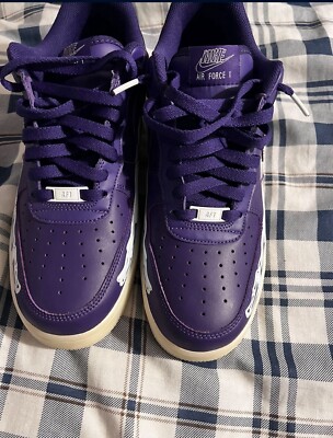 Nike Air Force 1 Low '07 QS Purple Skeleton Halloween 2021 SIZE