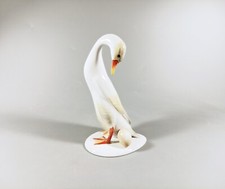 HEREND, GOOSE WITH AN EGG, FIRST EGG 7", HANDPAINTED PORCELAIN FIGURINE B121 