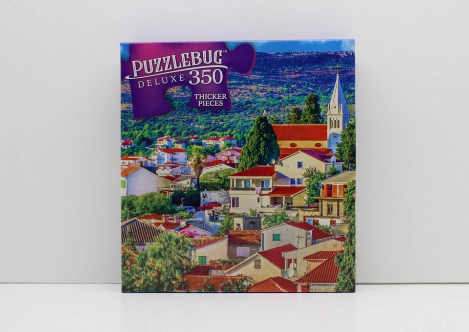 350 Pieces Jigsaw Puzzle Aerial View Rogoznica Croatia 20 X 12 Deluxe - Image 2 of 3