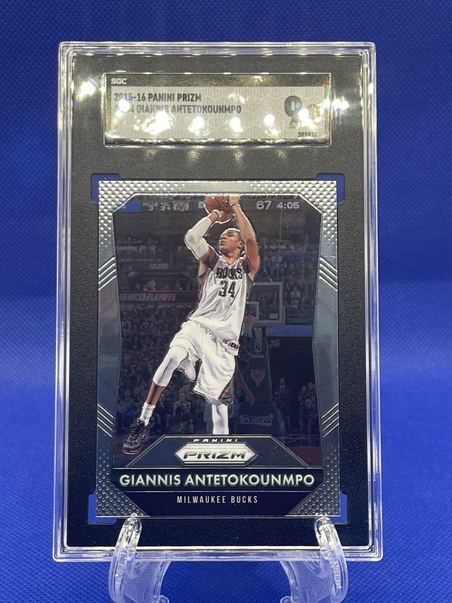 2015-16 Prizm Silver GIANNIS ANTETOKOUNMPO SGC 9 #144 Milwaukee