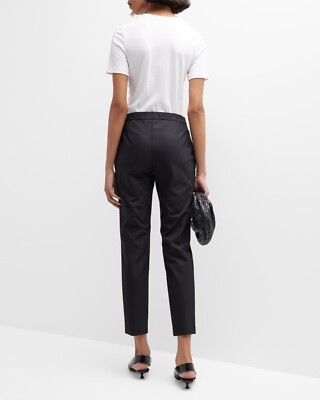 THEORY Thaniel Approach Cropped Pants Dark Navy Size 8 Pull