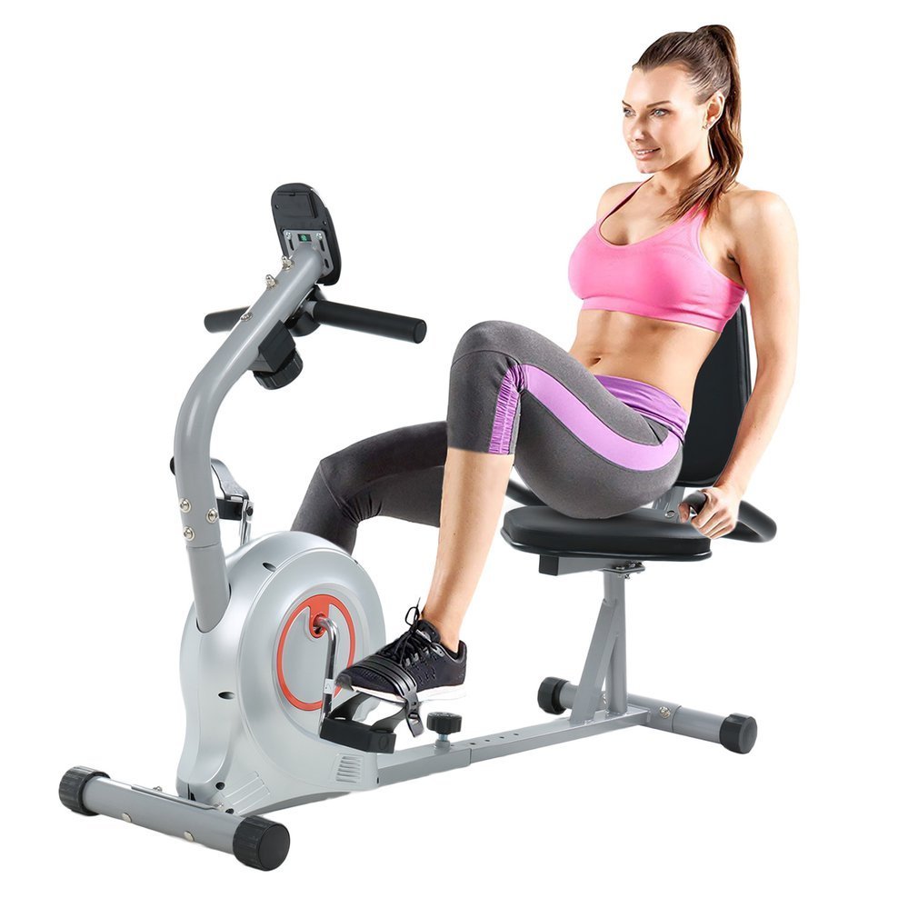 exerpeutic 1111 900xl extended capacity recumbent bike with pulse
