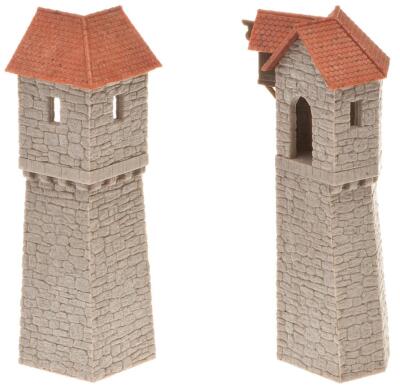 130403 Faller HO 1:87, 2 Altstadt - Wehrtürme, Epoche I, Bausatz,Modelleisenbahn