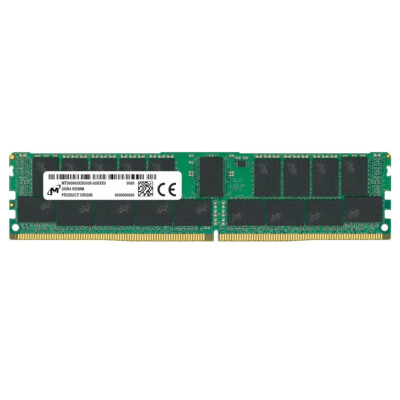 Micron 32GBメモリ16GB×2(PC4-25600/DDR4-3200 Micron 32GB PC4-25600 (DDR4-3200) RDIMM 2Rx4 1.2V ECC REG Server