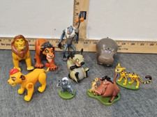 Disney Lion King Toy Lot of 9 PVC or Plastic Figures - Very Nice Mixed lot