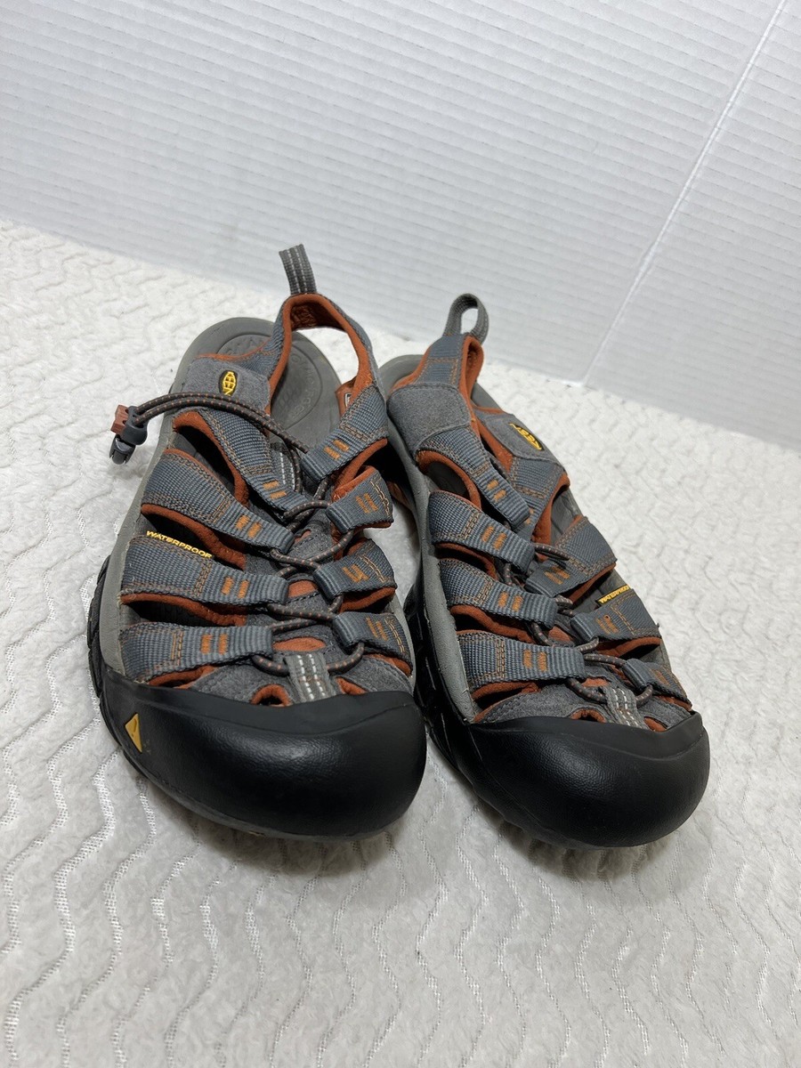 Keen Newport H2 Sport‎ Sandals Mens Charcoal Gray Orange Waterproof Sz 9.5 Keen Newport H2 Men main image 4
