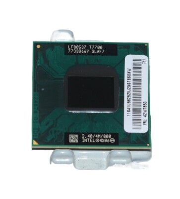 Intel Core 2 Duo T7700 2.4 GHz 800MHz Processor Socket P CPU SLAF7 SLA43