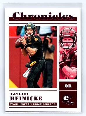 ＊ケイティページ＊ 2022 Panini Chronicles PINK #20 Taylor Heinicke - Washington