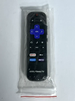 ONN Roku TV Remote Control Netflix Apple TV+ Plus Paramount+ HBO Max Genuine NEW
