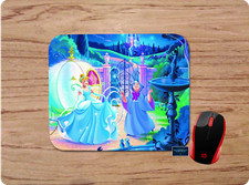 CINDERELLA FAIRY GOD MOTHER DISNEY INSPIRED ART CUSTOM MOUSEPAD DESK MAT GIFT