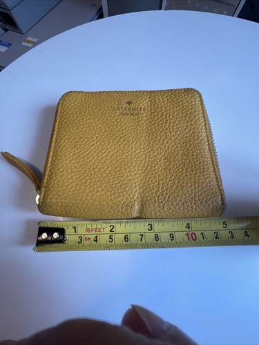 H&M Cartera Damas Cuero Sintético PU, Amarillo Bolso sin asas Cartera Plegable - Imagen 6 de 13