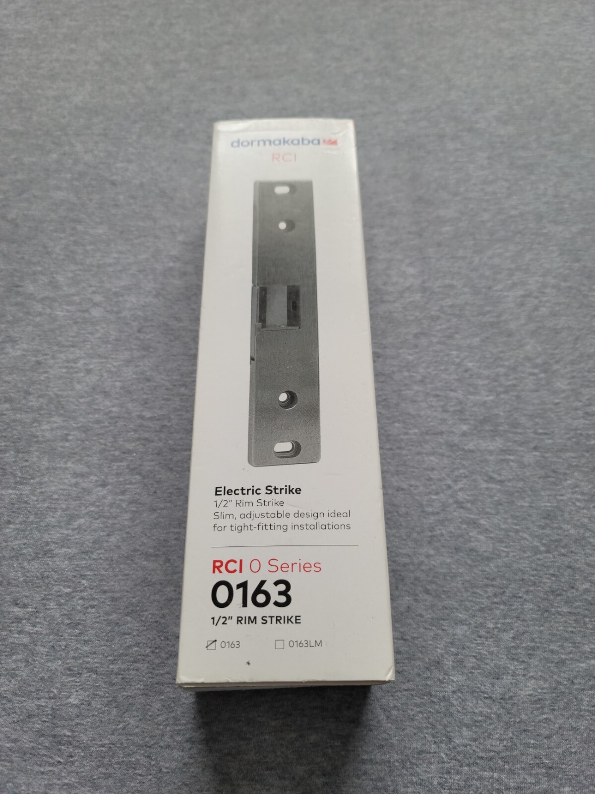 Rutherford Controls RCI Rim Electric Door Strike Surface Mounted 1/2" 0163 