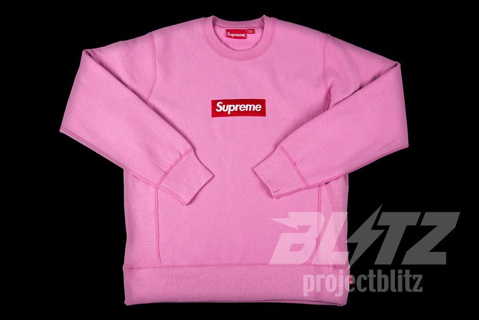 [極少]Supreme 15aw boxlogo crewneck pink M s-l1200.jpg