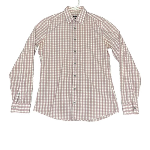 GUCCI 283156 z3360 Long Sleeve Shirt, Size 38, Cotton, Red, All