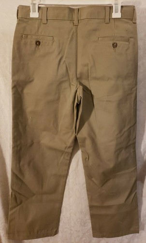 Khaki Pants By George Size 12H 12 Husky adjustable waist NWT Boys Beige - Picture 4 of 5