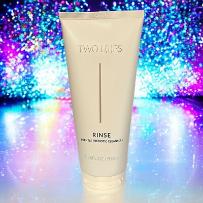 TWO LIPS Rinse Gentle Prebiotic Cleanser 6.76 fl oz Brand NWOB & Sealed