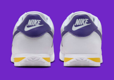 Nike Cortez Lakers White Varsity Maize Purple DM4044-106 sz  display picture 1