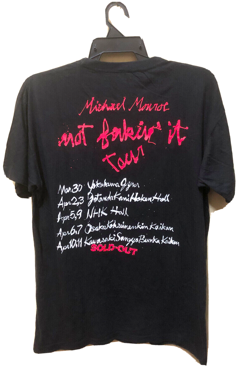 VINTAGE 80s MICHAEL MONROE HANOI ROCK GLAM ROCK METAL TOUR CONCERT