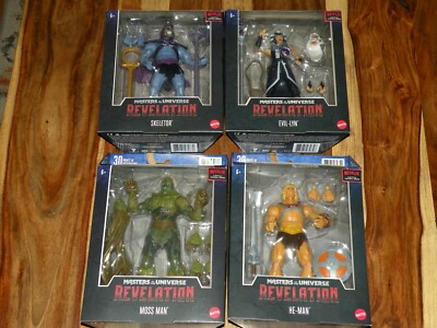 Masters of the Universe Revelation MOTU Set of 4 Figures Wave 1 Netflix He-Man