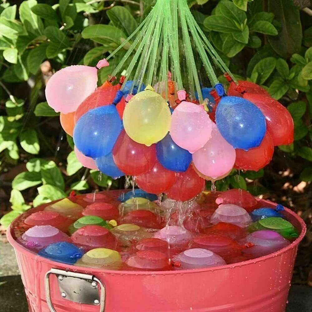 1110 Pcs Self-Sealing Water Balloons – Quick Fill System For Summer Parties, Beach & Pool Fun