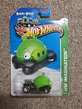 Hot Wheels Angry Birds 2012 HW Imagination Green Pig NEW IN PACKAGE UNOPENED