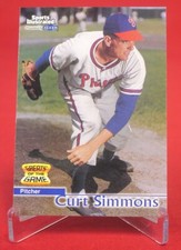 Curt Simmons FLEER Greats Of The Game 1999 Baseball Card #18 MINT 