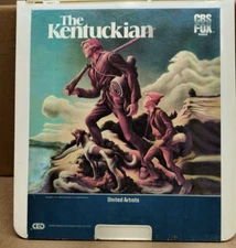 The Kentuckian CBS Fox CED VideoDisc Burt Lancaster Dianne Foster Walter Matthau