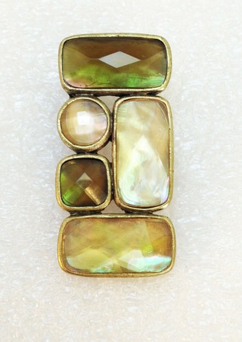 Lia Sophia  MOCHACHINO Slide w/ Mother-of-Pearl