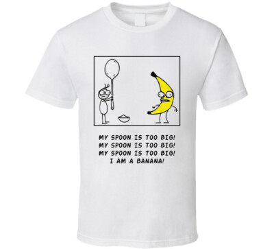 Rejected Youtube Cartoon My Spoon Is Too Big Funny T Shirt