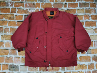 Avirex USA Vintage Giacca Bomber Tipo L-2B Air Force Rosso Varsity Tg. : M