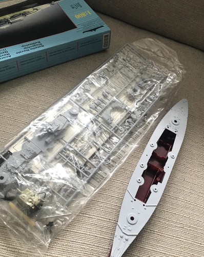 Aoshima 1/700 Wasserleitung Serie Bismarck Schlachtschiff Modellbausatz WL.B101-800 Plus. - Bild 21 von 23