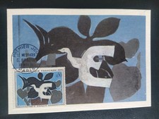 Carte Maximum Premier Jour Timbre Georges Braque N° 1319 Oblitéré Paris 1961