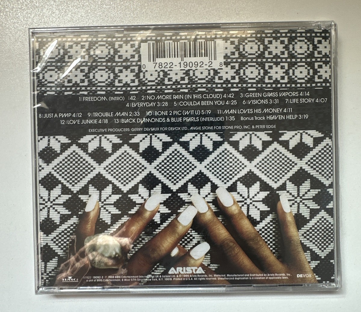 ANGIE STONE BLACK DIAMOND 2LP R&B 名盤 Angie Stone – Black Diamond – CD (Album), 1999 [r9640632
