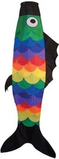 In the Breeze Rainbow Scales Fish Windsock, 60-Inch,4707