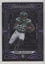 2023 Panini Obsidian Purple Electric Etch 65/75 Israel Abanikanda #178 nd3