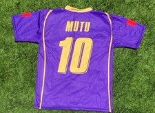 ACF FIORENTINA Adrian Mutu 10 Football Shirt Soccer Jersey Small Vintage 2008-09