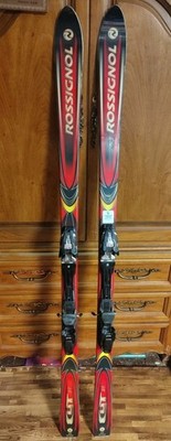 Rossignol Cut 10.4 Skis With Marker Bindings 177 cm Red Black 