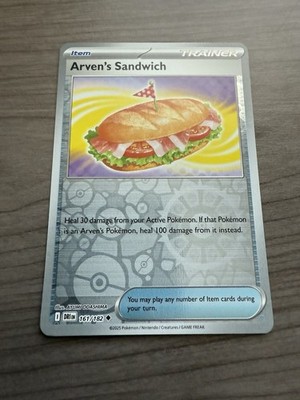 Pokémon TCG Arven s Sandwich 161/182 Reverse Holo Destined Rivals NM
