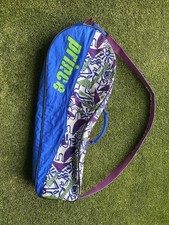 PRINCE Tennis Racquet Racket Bag Carry Case Purlple Green blue vintage 90s 