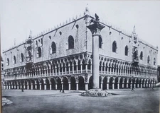 Palazzo Ducale, Venice, Italy, Magic Lantern Glass Slide