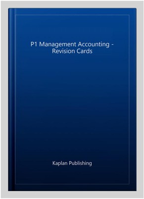 P1 Management Accounting - Revision Cards, Paperback by Kaplan Publishing, Li...