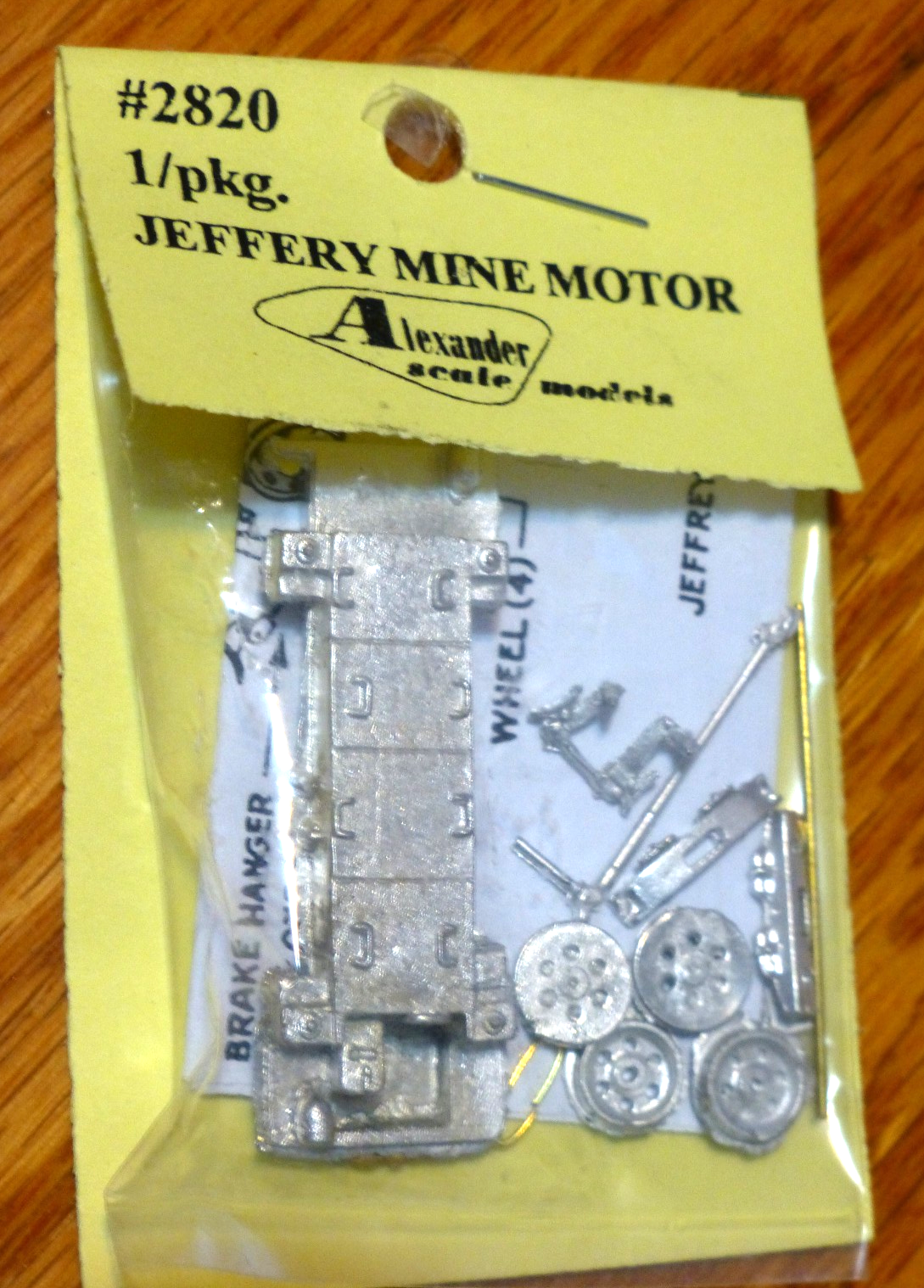 Alexander Scale Models HO #2820 2′ gauge Jeffrey Mine Motor A-2820 ...