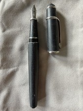 Authentic Cartier Diabolo Fountain Pen – 18K White Gold Nib