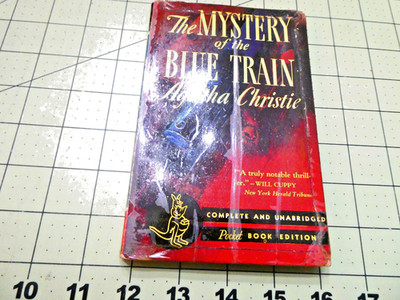 1940 1ST pocket edition book ''The Mystery of the Blue Train'' by Agatha Christie