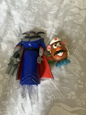 Toy Story Talking Zurg And Wind Up Mr / Mrs Potato Head Pixar Disney