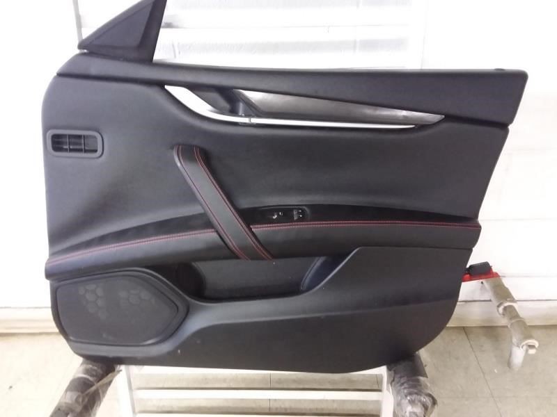 2017 MASERATI GHIBLI Passenger Side Front Interior Trim Panel Black/Red TRIM NA