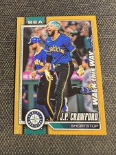 2026 Topps Celebration Walk This Way Gold #156 J.P. Crawford Mariners 42/50